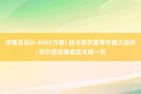 详情页设计 4000万磅! 纽卡斯尔夏季引援大动作, 切尔西边锋或成关键一员